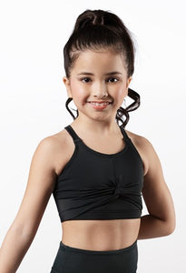 Child Twisted Front Bra Top