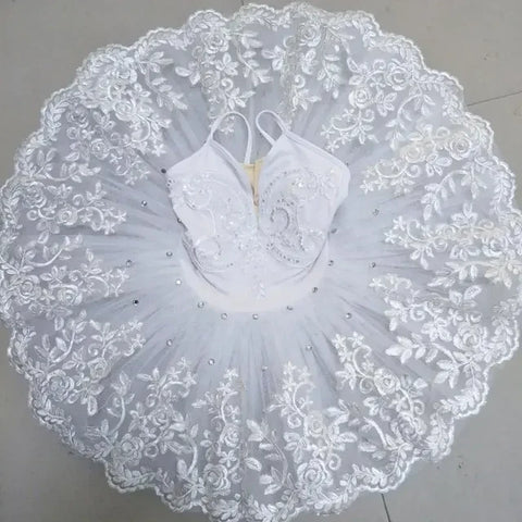 White Tutu with Silver Accents