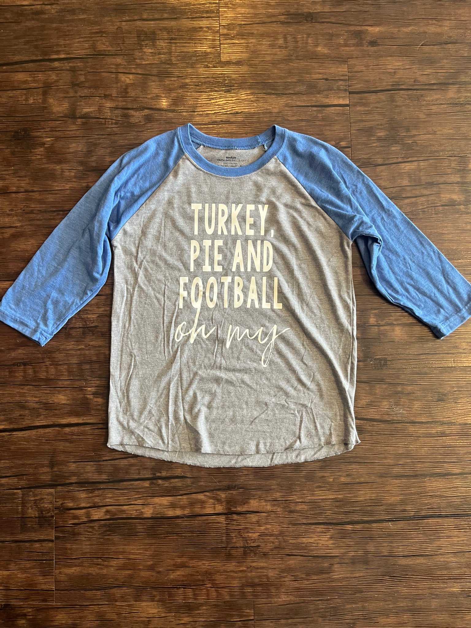 Child Thanksgiving Baseball Tee