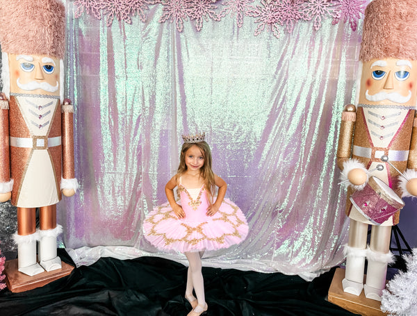 Pink Tutu with Gold Accents