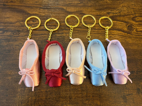 Pointe Shoe Keychain