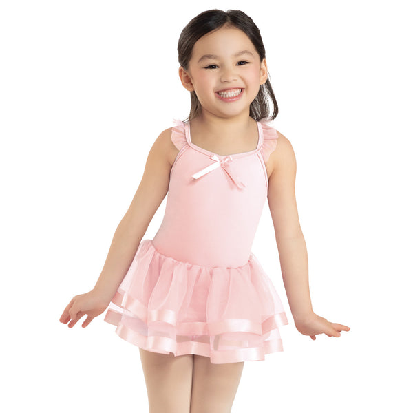 Child Flutter Sleeve Tutu Dress