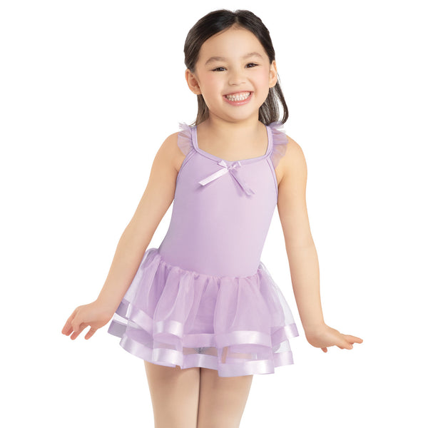 Child Flutter Sleeve Tutu Dress