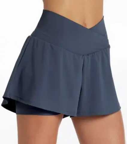 V-Waist Two-In-One Shorts