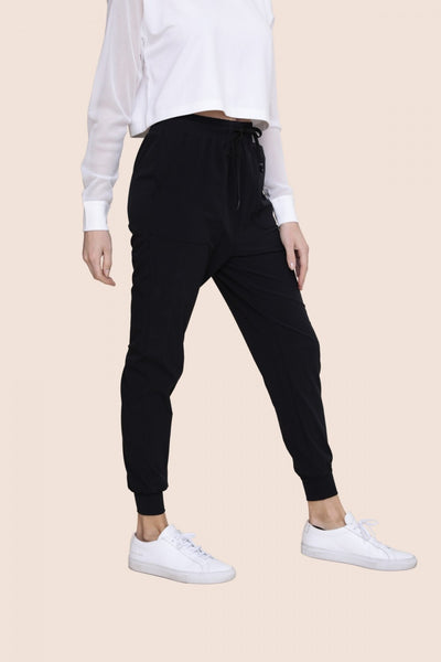 Contrast Quilted Joggers