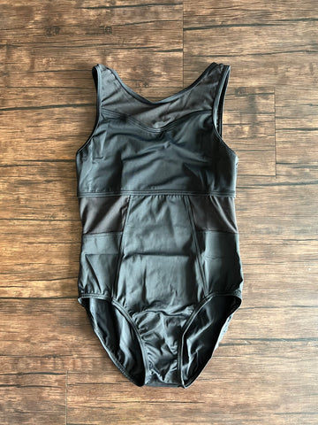 Child Sweetheart Mesh Cutout Leotard