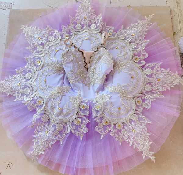 Purple Tutu with Gold Accents