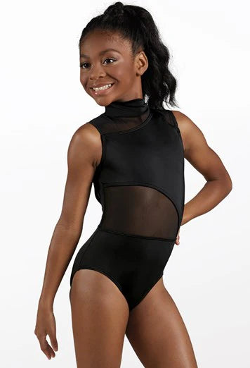 Asymmetrical Open Back Leotard