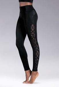 Child Floral Laser Cut Leggings