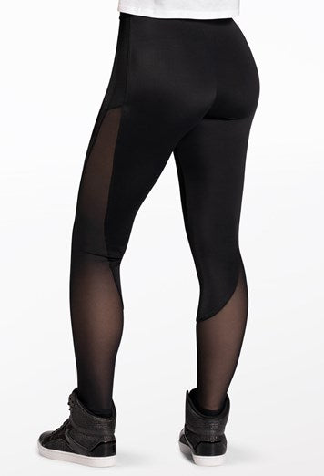 Child Mesh Insert Leggings