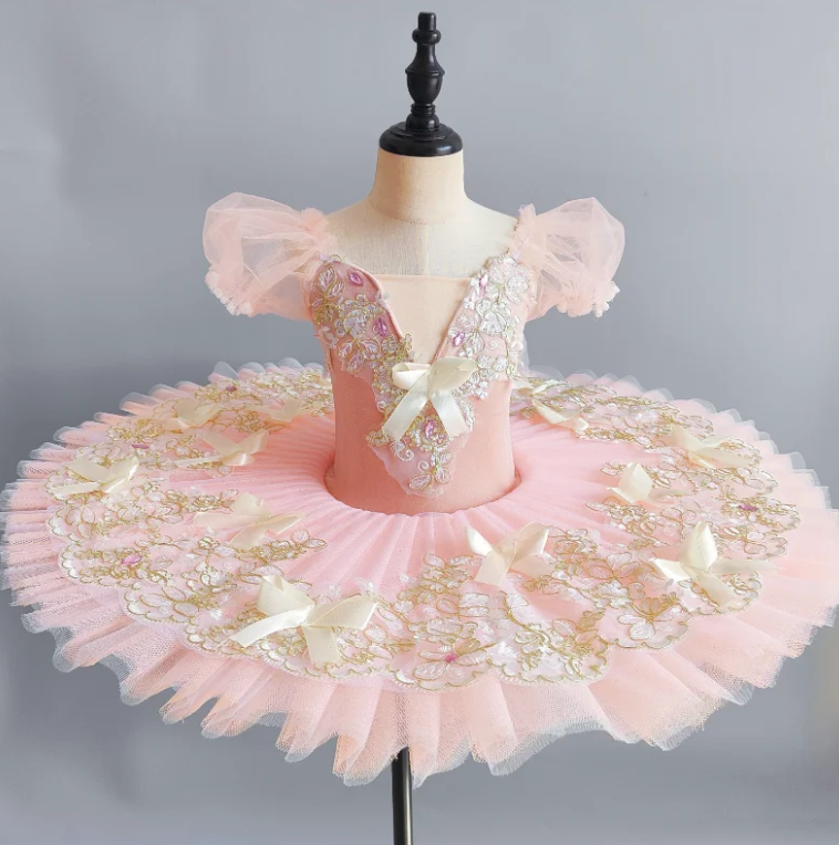 Pink Tutu with Bows and Gems