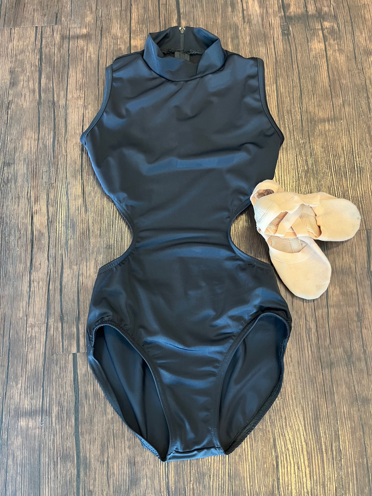 Child Sleeveless Mesh Back Leotard