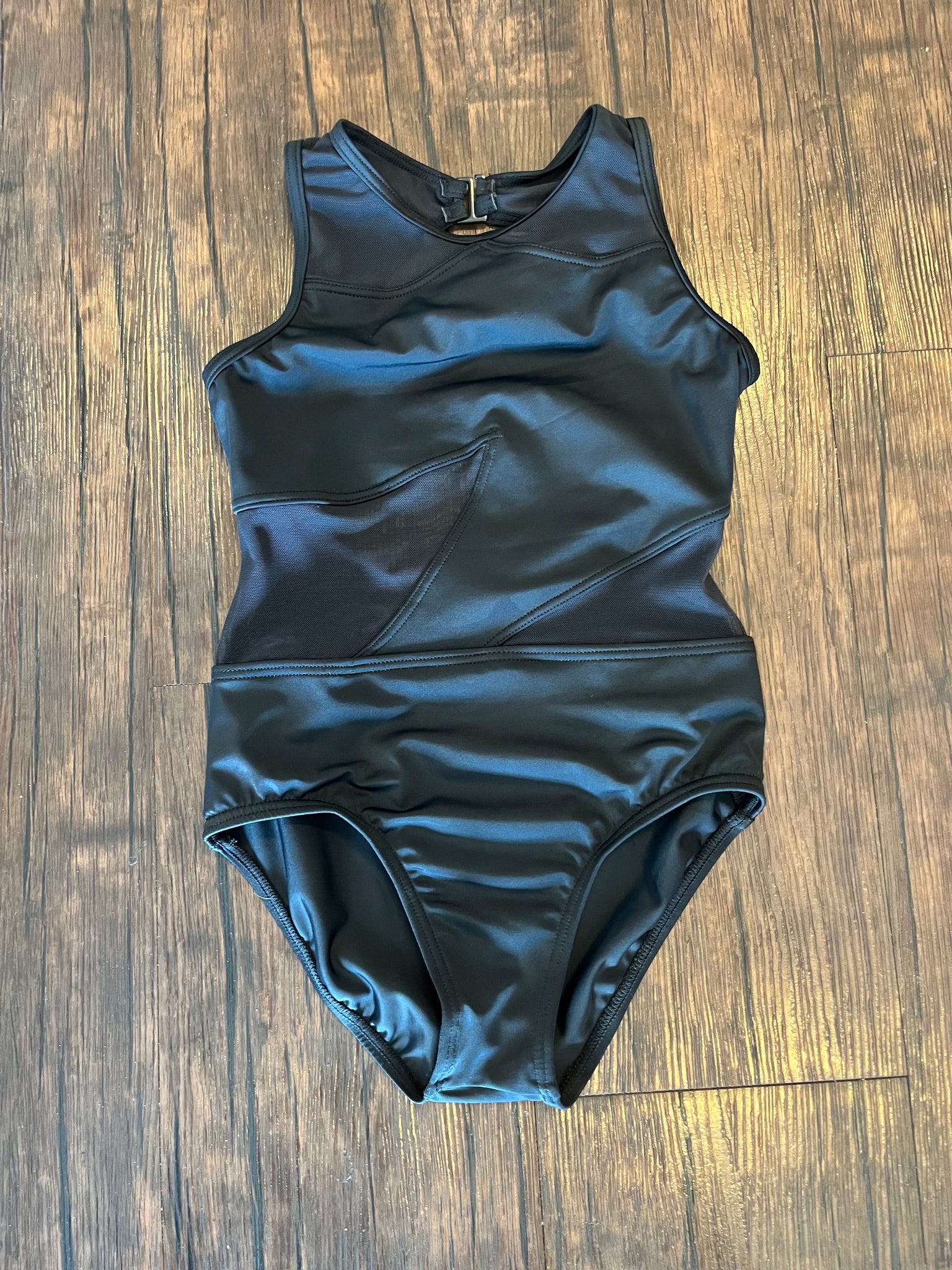 Child Abstract Open Back Leotard