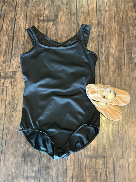 Adult Strappy Mesh Camisole Leotard