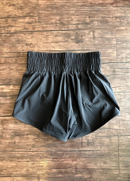 High Waist Split Shorts